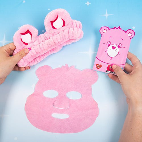 Shop Fizz Creations Care Bears Face Mask &amp; Headband Set - Premium Face Mask from Fizz Creations Online now at Spoiled Brat 