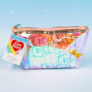 Shop Fizz Creations Care Bears Hair Turban & Cosmetics Bag Set - Premium Scarf from Fizz Creations Online now at Spoiled Brat 