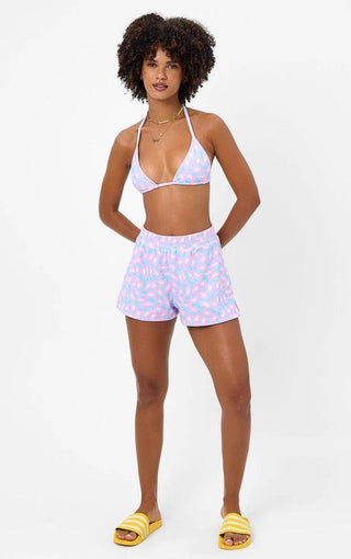 Shop Frankies Bikinis Coco Terry Shorts in Daisy Dream - Premium Shorts from Frankies Bikinis Online now at Spoiled Brat 