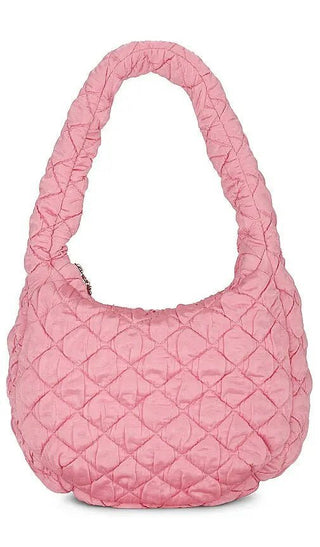 Shop Frankies Bikinis Pink Puff Bag - Premium Bag from Frankies Bikinis Online now at Spoiled Brat 