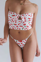 Frankies Bikinis x SYDNEY SWEENEY Rocky Strapless Bikini Top by Frankies Bikinis – Swimsuit – White | Spoiled Brat UK