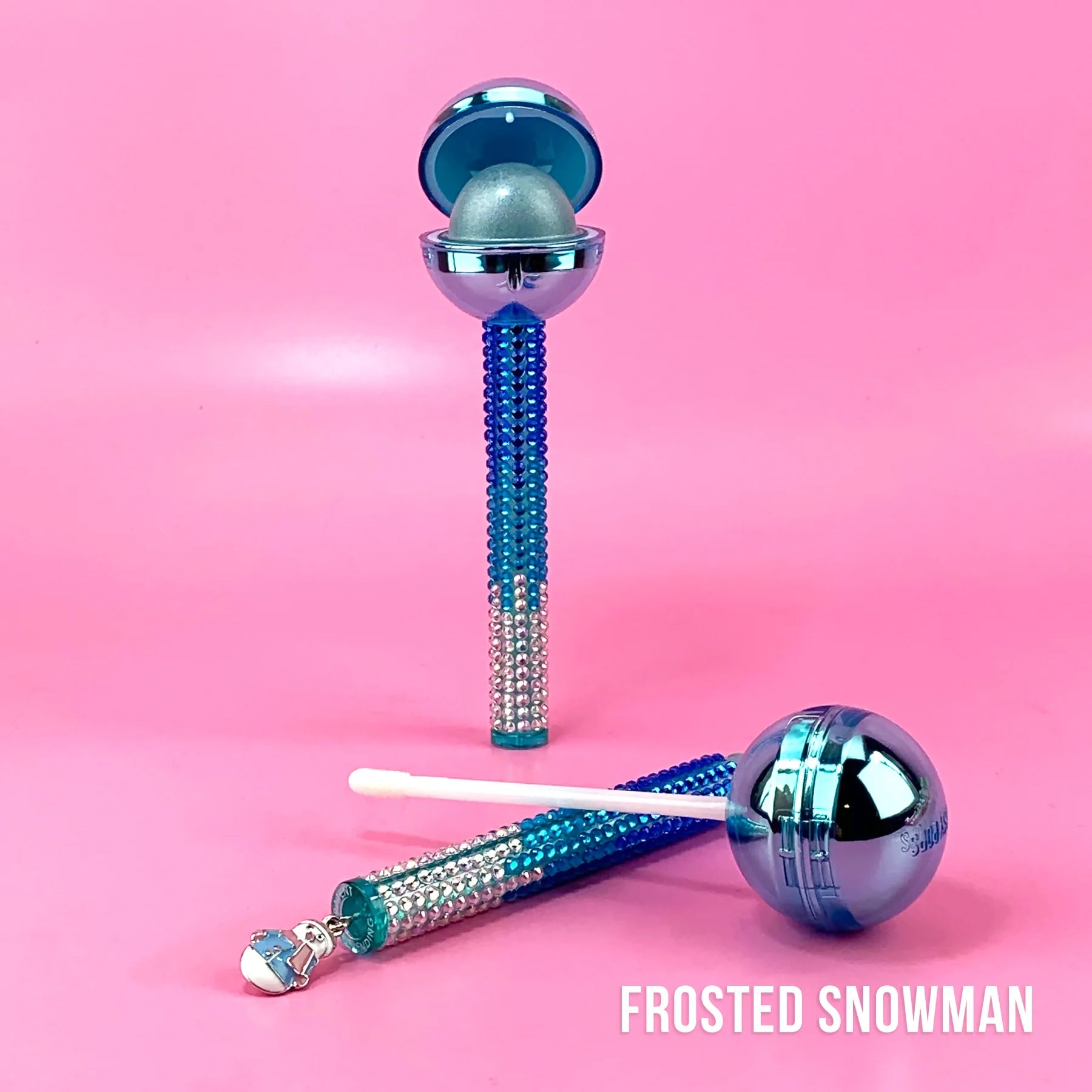 Shop Glossy Pops Christmas Frosted Snowman - Premium Lip Gloss from Glossy Pops Online now at Spoiled Brat 