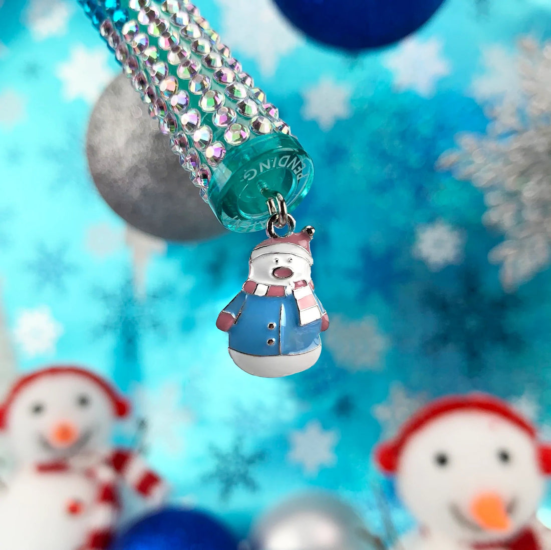 Shop Glossy Pops Christmas Frosted Snowman - Premium Lip Gloss from Glossy Pops Online now at Spoiled Brat 