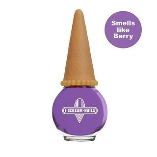 Shop I Scream Nails Badass Berry Scented Nail Varnish - Premium Nail Polish from I Scream Nails Online now at Spoiled Brat 