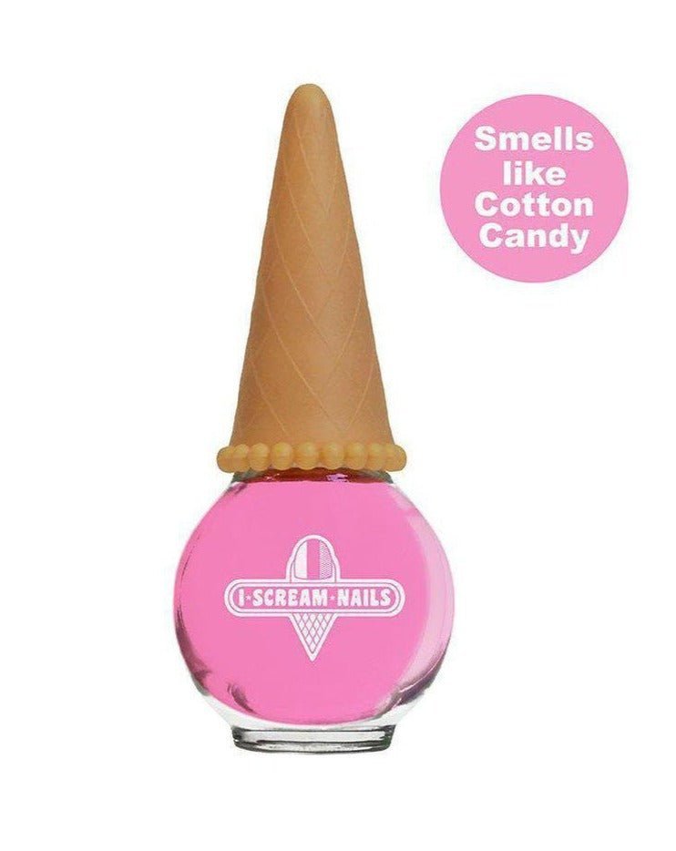 Shop I Scream Nails Cotton Candyland Scented Nail Varnish - Premium Nail Polish from I Scream Nails Online now at Spoiled Brat 