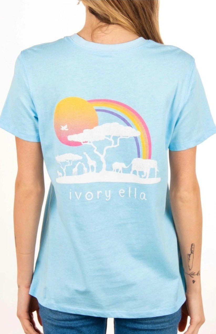 Shop Ivory Ella All The Animals T-Shirt - Premium T-Shirt from Ivory Ella Online now at Spoiled Brat 