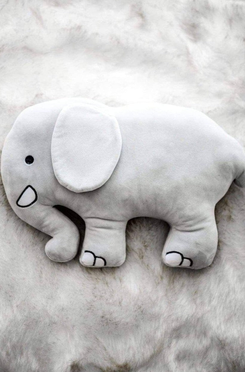 Shop Ivory Ella Elephant Shaped Pillow - Premium Travel Pillow from Ivory Ella Online now at Spoiled Brat 