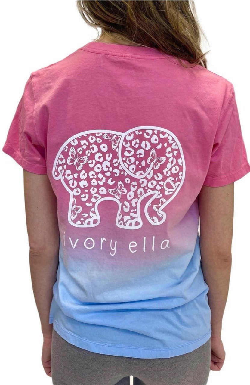Shop Ivory Ella Serenity Ombre T-shirt - Premium T-Shirt from Ivory Ella Online now at Spoiled Brat 