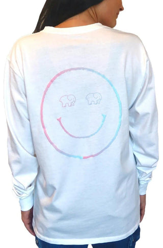 Shop Ivory Ella Smiley Long Sleeved T-Shirt - Spoiled Brat  Online