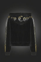 Shop Juicy Couture Juicy Couture Anniversary Long Sleeved Velour Hoodie Hoodie for women – premium loungewear and festival fashion at Spoiled Brat