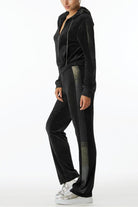 Shop Juicy Couture Juicy Couture Anniversary Long Sleeved Velour Hoodie Hoodie for women – premium loungewear and festival fashion at Spoiled Brat