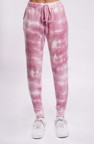 Shop La Trading Co Cloud Tie Dye Joggers as seen on Tori Spelling - Premium Jogging Pants from LA Trading Company Online now at Spoiled Brat 