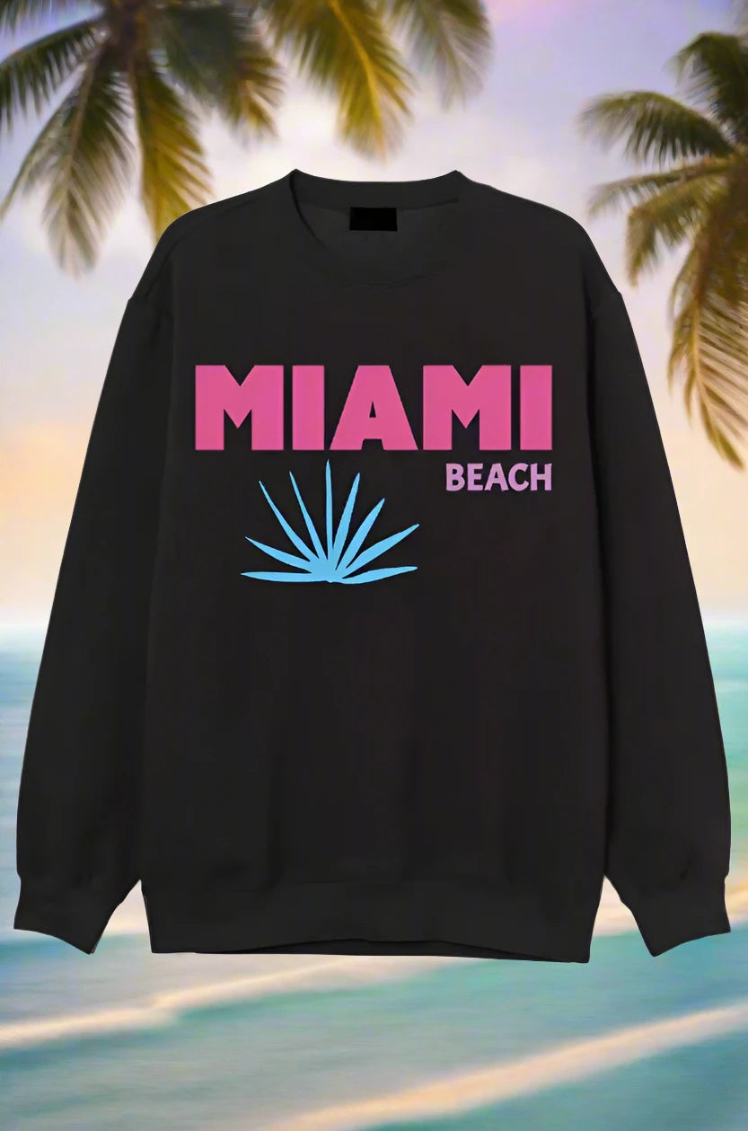 Shop LA Trading Company La Trading Co Miami Beach Preslie Crewneck Sweater online at Spoiled Brat