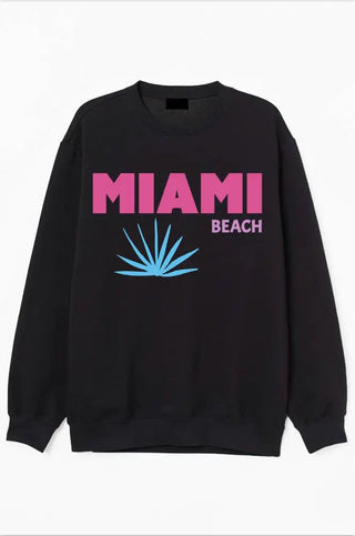 Shop La Trading Co Miami Beach Preslie Crewneck Sweater - Spoiled Brat  Online