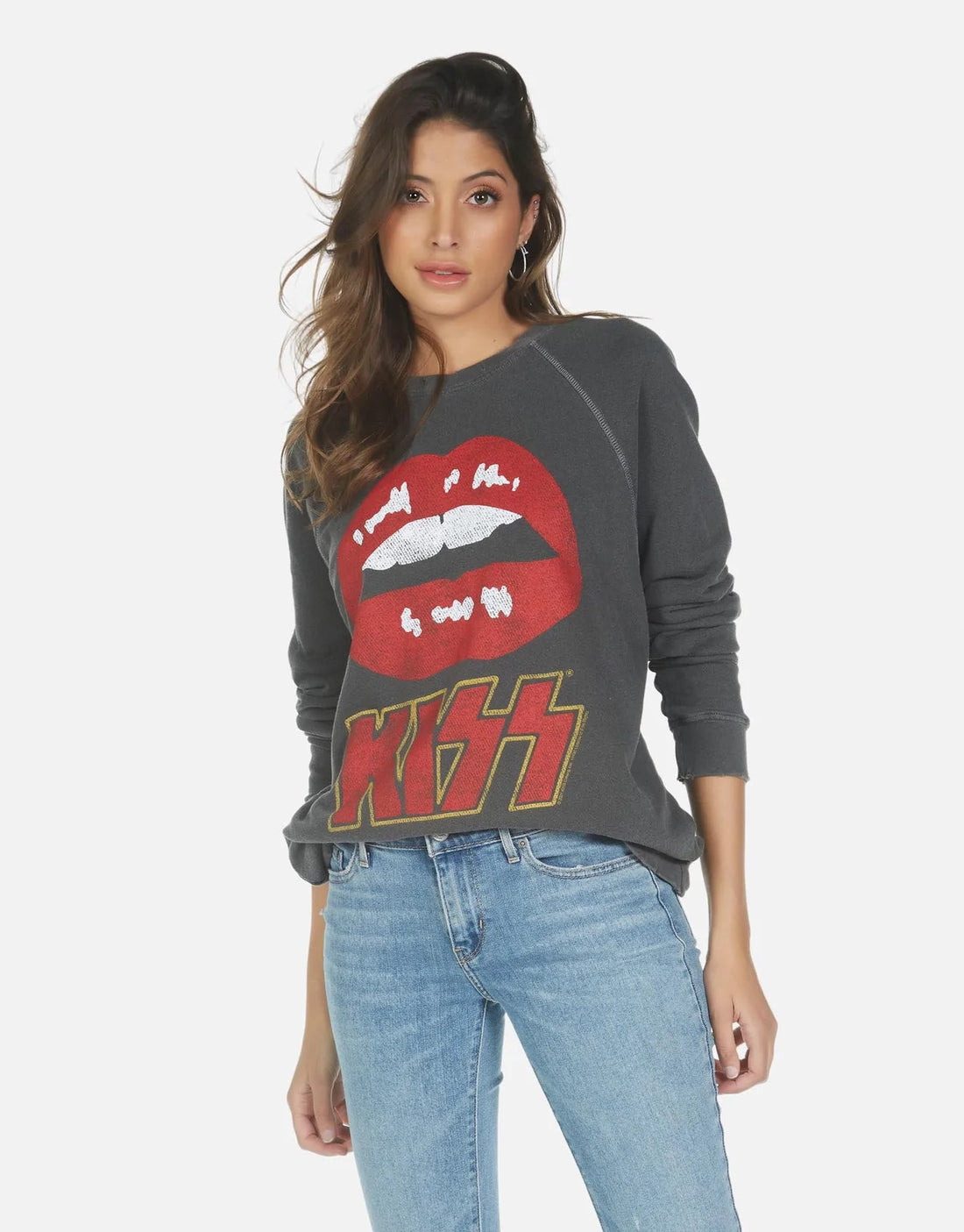 Shop Lauren Moshi Anela KISS Music Band Sweater - Premium Sweater from Lauren Moshi Online now at Spoiled Brat 