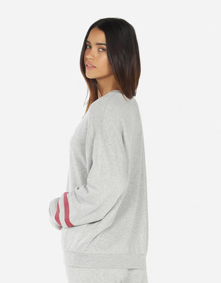 Shop Lauren Moshi Babbs Mushroom Happyface Sweater - Premium Sweatshirt from Lauren Moshi Online now at Spoiled Brat 
