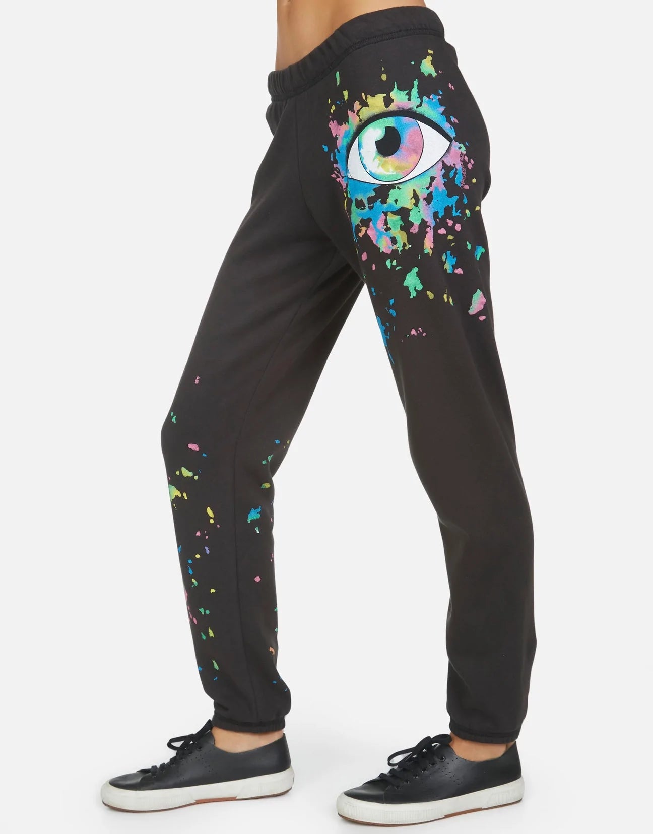 Shop Lauren Moshi Brynn Watercolor Eye Sweatpants - Premium Joggers from Lauren Moshi Online now at Spoiled Brat 