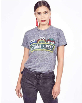 Shop Lauren Moshi Capri Sesame Street T-Shirt - Premium T-Shirt from Lauren Moshi Online now at Spoiled Brat 
