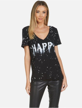 Shop Lauren Moshi Cruz Airbrush Happy T-Shirt - Spoiled Brat  Online