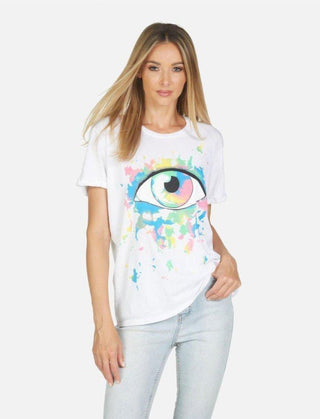 Shop Lauren Moshi Edda X Watercolor Eye T-Shirt - Spoiled Brat  Online