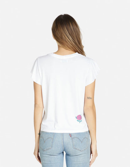 Shop Lauren Moshi Estee Crystal Roses T-Shirt - Premium T-Shirt from Lauren Moshi Online now at Spoiled Brat 