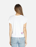 Shop Lauren Moshi Lauren Moshi Estee Crystal Roses T-Shirt online at Spoiled Brat