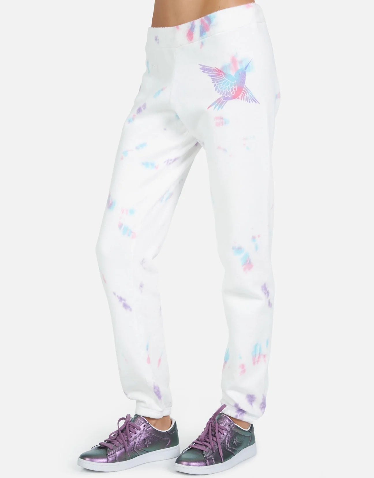 Shop Lauren Moshi Gia Pretty Hummingbird Jogger Pants - Premium Jogging Pants from Lauren Moshi Online now at Spoiled Brat 