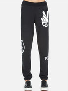 Lauren Moshi Gia Skull Peace Hand Jogger Pants Jogging Pants by Lauren Moshi as seen on celebrities