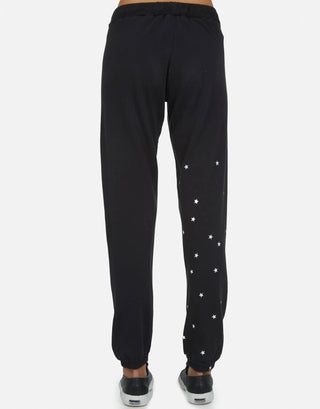Shop Lauren Moshi Gia Tie Dye Tongue Jogger Pants - Premium Jogging Pants from Lauren Moshi Online now at Spoiled Brat 