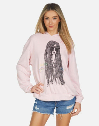 Shop Lauren Moshi Harmony Hippie Girl Hooded Sweater - Spoiled Brat  Online