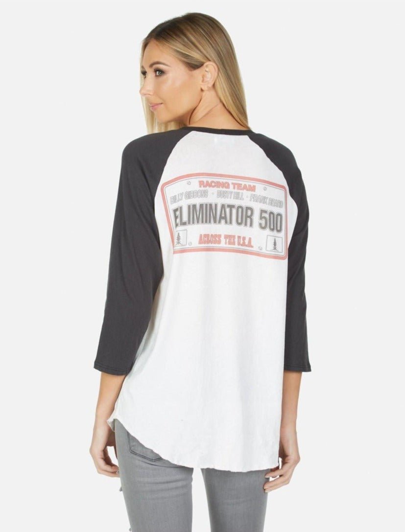 Lauren Moshi Kenya ZZ Top Eliminator Baseball Tee - Spoiled Brat