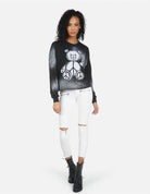 Lauren Moshi Lee Peace Teddy Crew Sweater - Spoiled Brat