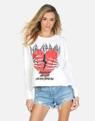 Shop Lauren Moshi Lee X Def Leppard Heartbreak Sweater - Spoiled Brat  Online