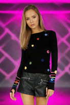 Lauren Moshi McKinley X Elements Rainbow Thermal Top Long Sleeved Top by Lauren Moshi as seen on celebrities