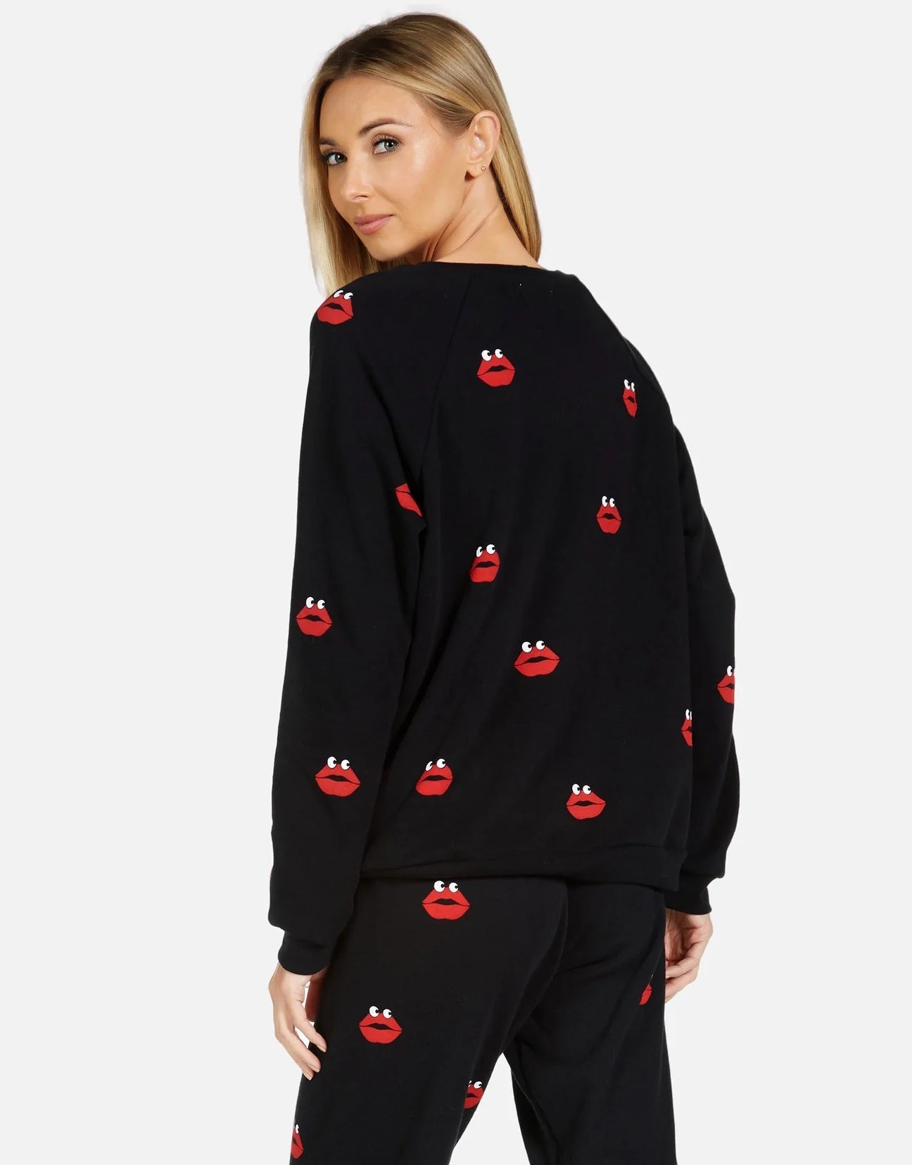 Shop Lauren Moshi Noleta Kiss Face Sweater - Premium Pullover from Lauren Moshi Online now at Spoiled Brat 