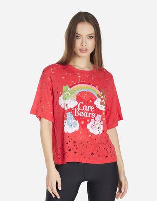 Shop Lauren Moshi Rue Care Bears Crop Boxy T-Shirt - Premium T-Shirt from Lauren Moshi Online now at Spoiled Brat 