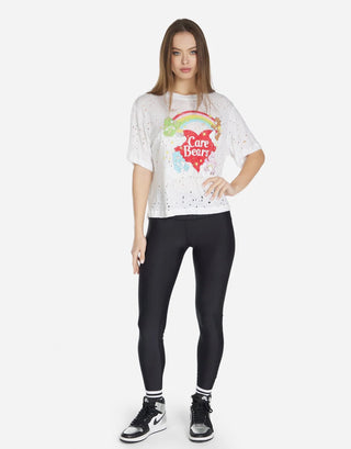 Shop Lauren Moshi Rue Care Bears Crop Boxy T-Shirt - Premium T-Shirt from Lauren Moshi Online now at Spoiled Brat 