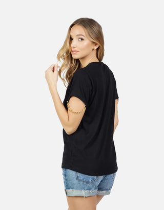 Shop Lauren Moshi Shandi Foil Chain Peace T-Shirt - Spoiled Brat  Online