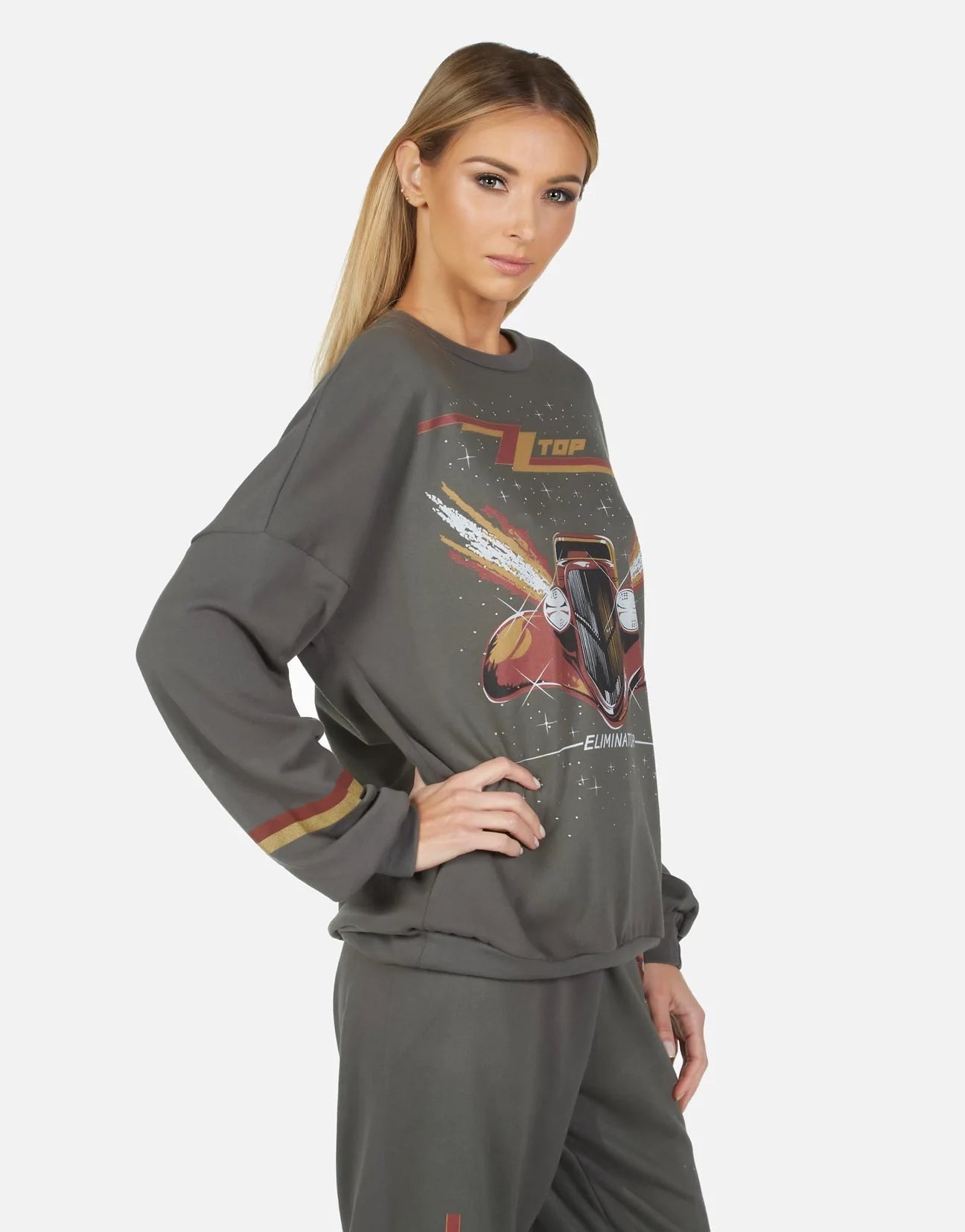 Lauren Moshi Sierra ZZ Top Eliminator Boyfriend Pullover - Spoiled Brat