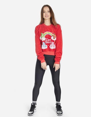 Shop Lauren Moshi Spalding Care Bears Sweatshirt in Red - Premium Sweater from Lauren Moshi Online now at Spoiled Brat 