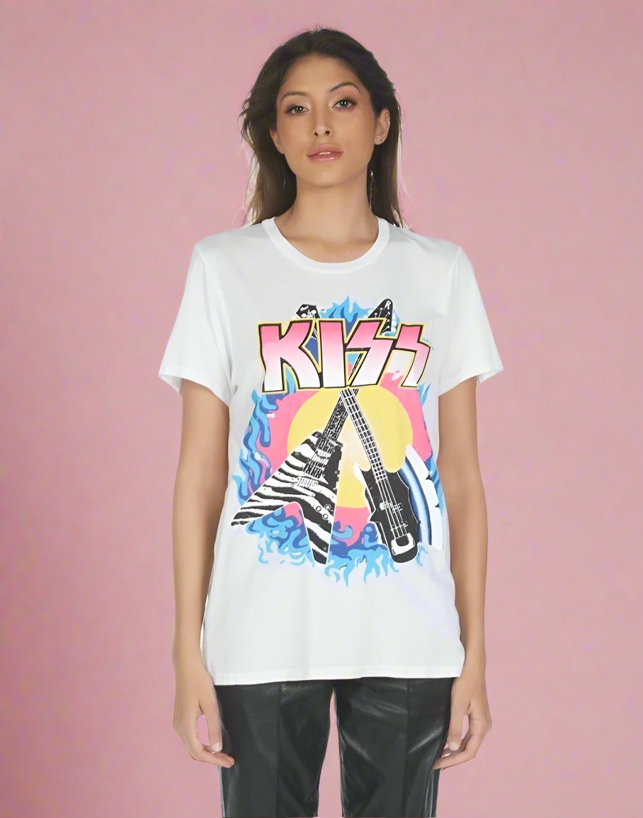 Shop Lauren Moshi Lauren Moshi Wolf KISS Animalize T-Shirt online at Spoiled Brat