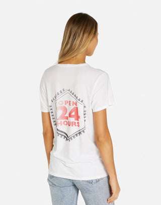 Shop Lauren Moshi Wolf Mels Drive-In Boyfriend T-Shirt - Premium T-Shirt from Lauren Moshi Online now at Spoiled Brat 