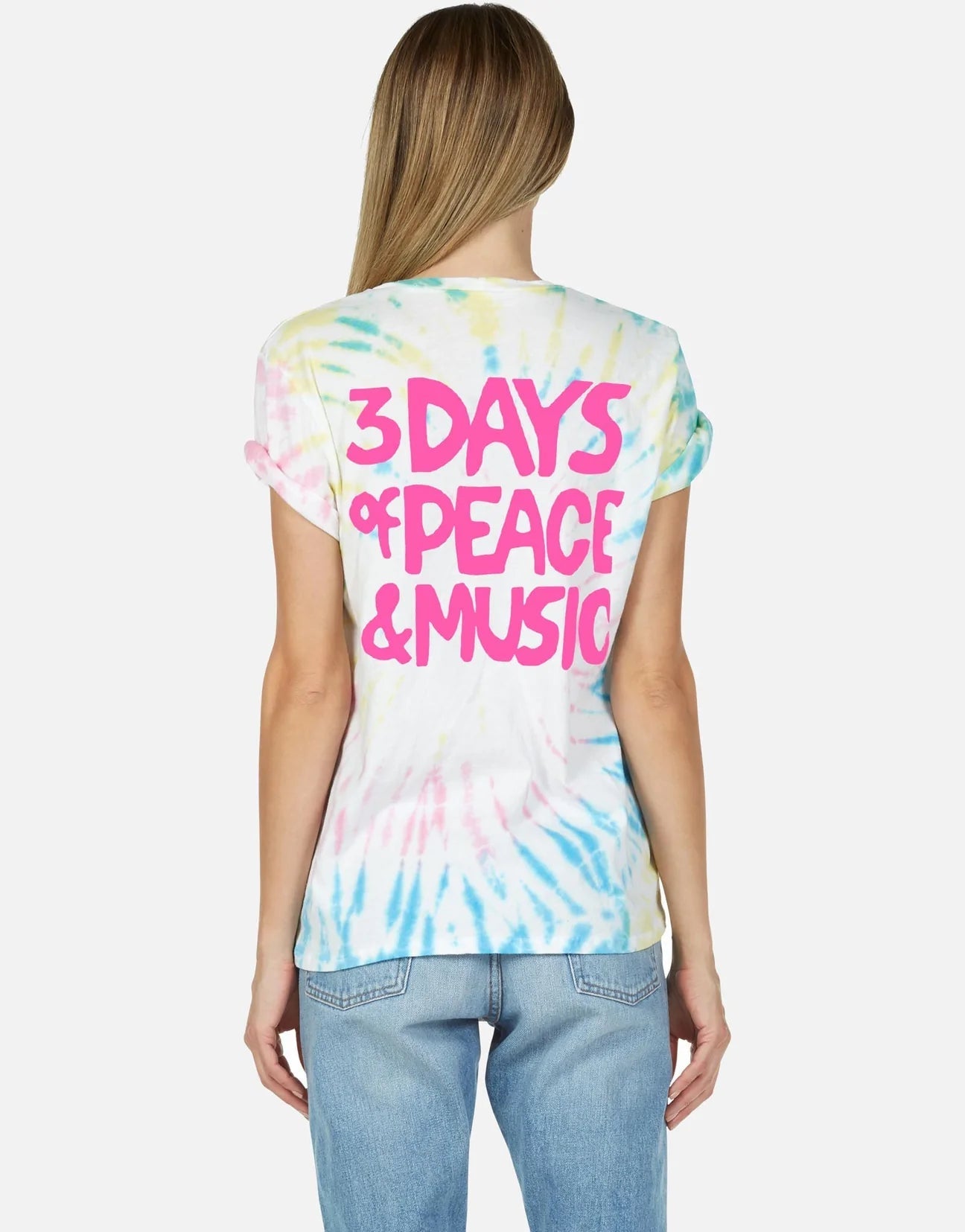 Lauren Moshi Wolf Woodstock Peace Tee - Spoiled Brat