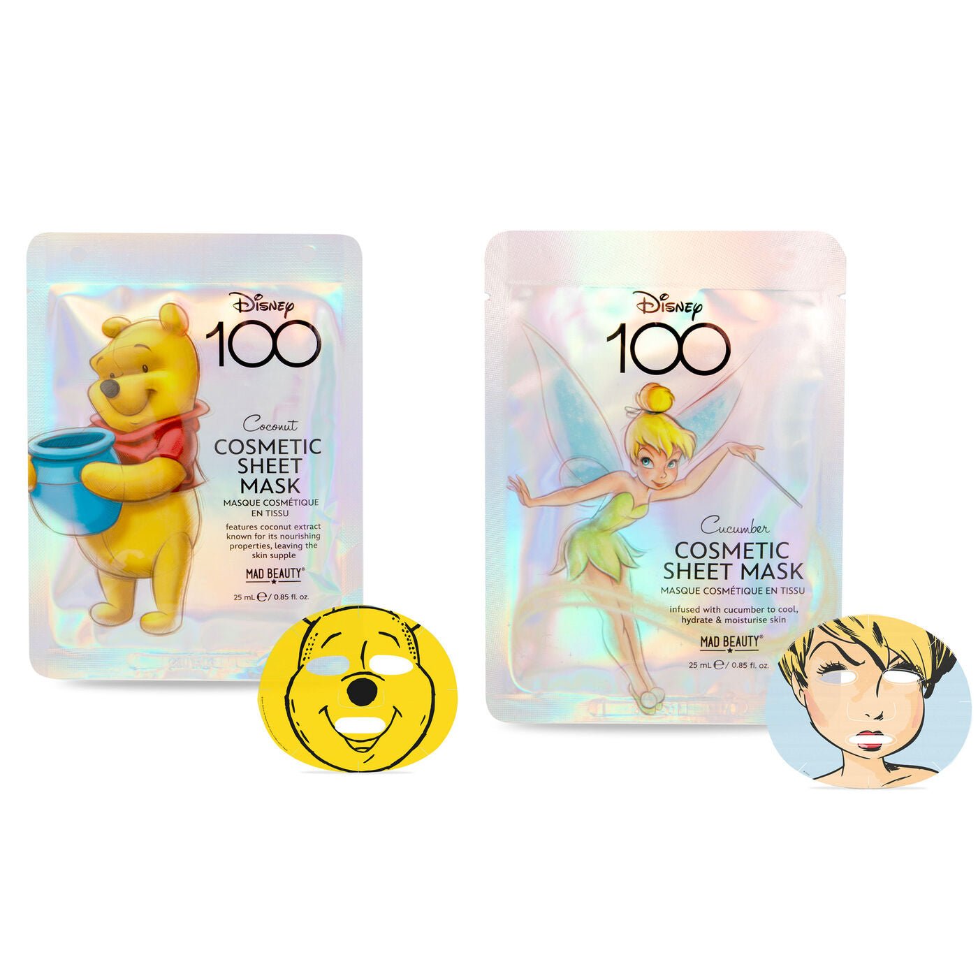 Shop Disney 100 Face Mask Duo - Premium Face Mask from Mad Beauty Online now at Spoiled Brat 