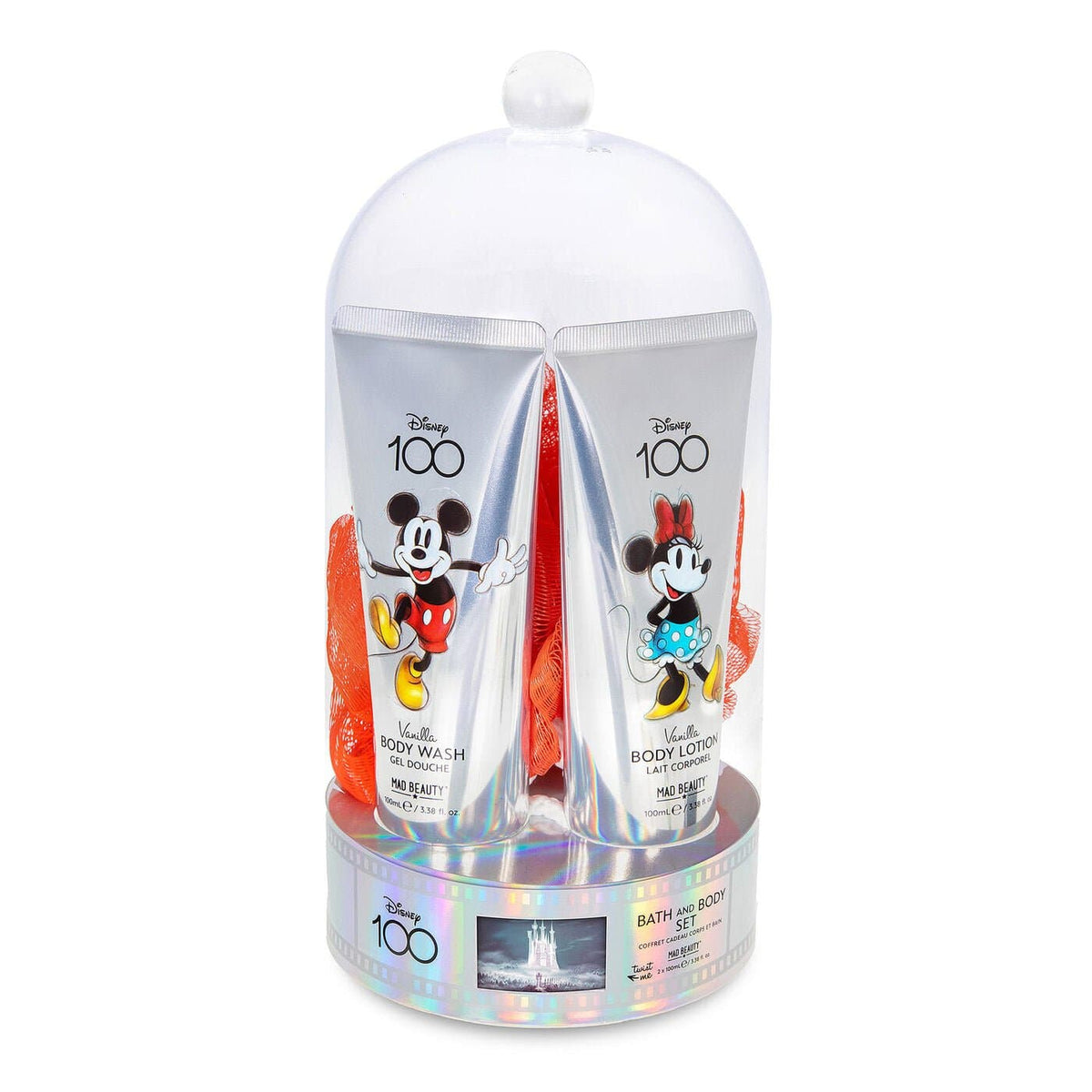 Shop Mad Beauty Disney 100 Mickey and Minnie Body Wash and Lotion Set online at Spoiled Brat