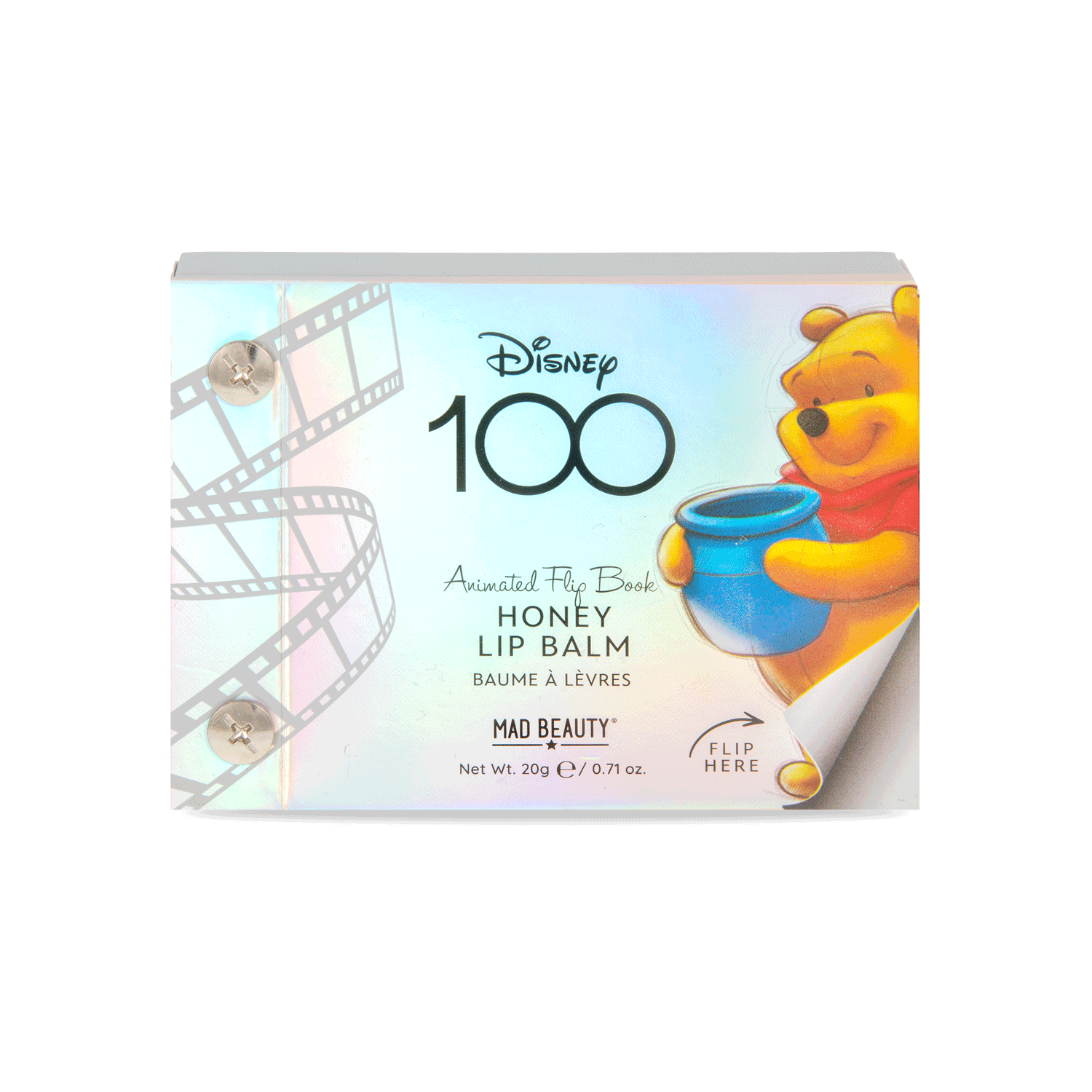 Shop Disney 100 Winnie the Pooh Lip Balm - Premium Lip Balm from Mad Beauty Online now at Spoiled Brat 
