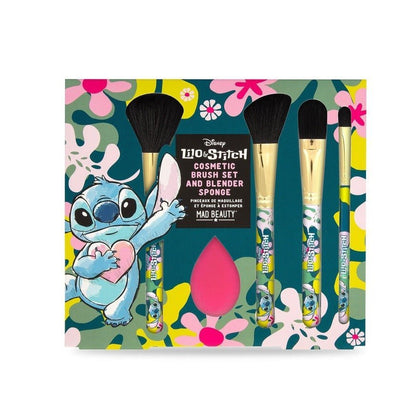 Shop Disney Lilo &amp; Stitch Cosmetic Brush Set - Premium Makeup Brushes from Mad Beauty Online now at Spoiled Brat 