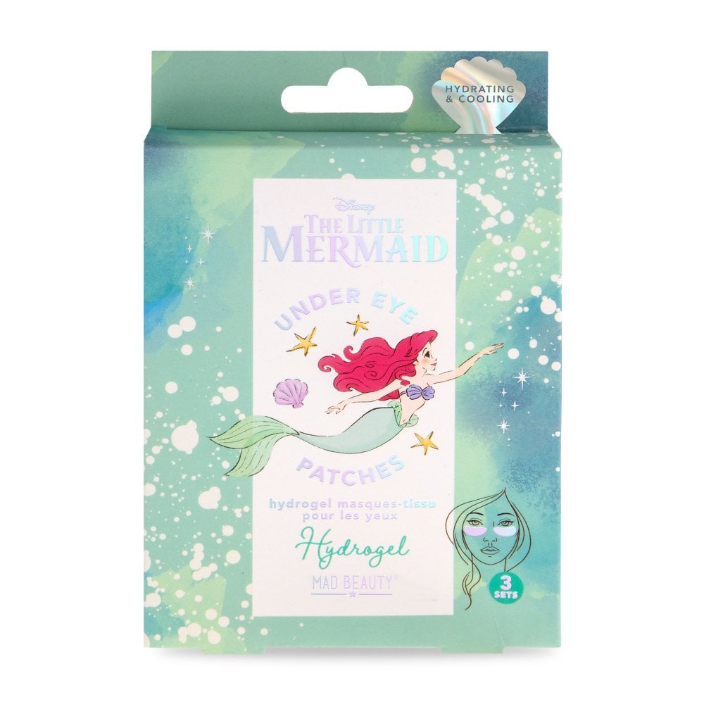 Shop Disney Little Mermaid Hydrogel Under Eye Masks - Premium Eye Pads from Mad Beauty Online now at Spoiled Brat 