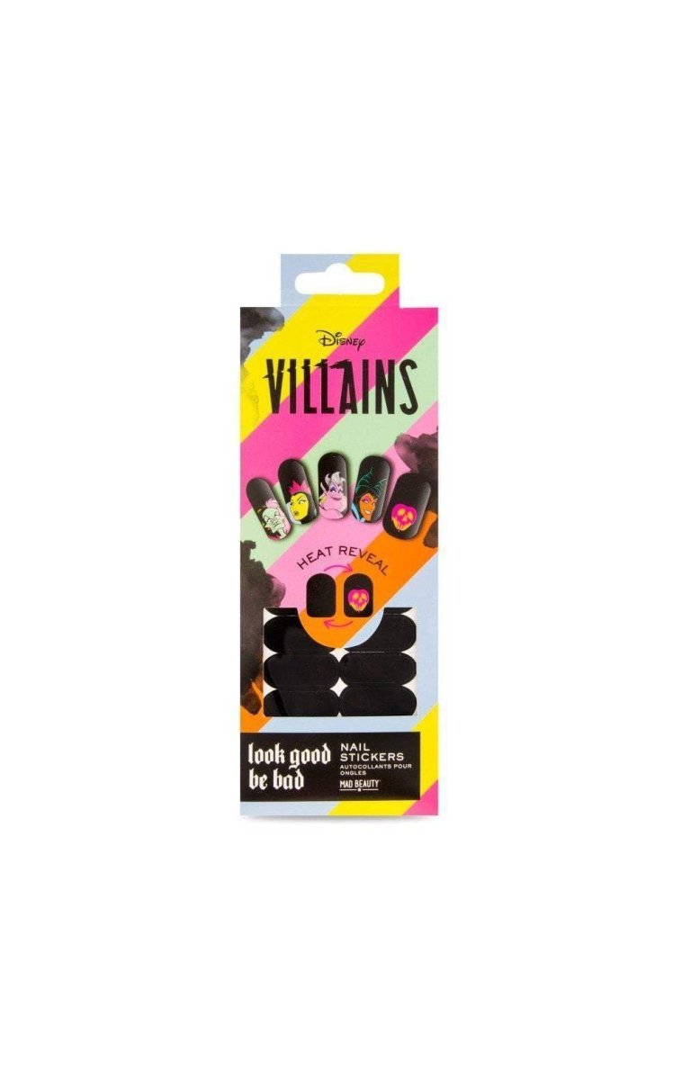 Shop Mad Beauty Mad Beauty Disney Pop Villains Heat Reveal Nail Stickers Nail Art for women – premium loungewear and festival fashion at Spoiled Brat