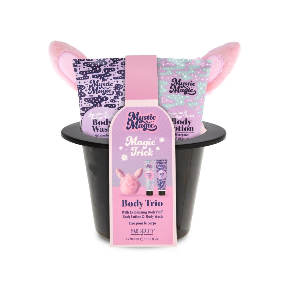 Shop MAD Beauty Mystic Magic Rabbit In The Hat Body Trio - Premium Beauty Kit from Mad Beauty Online now at Spoiled Brat 